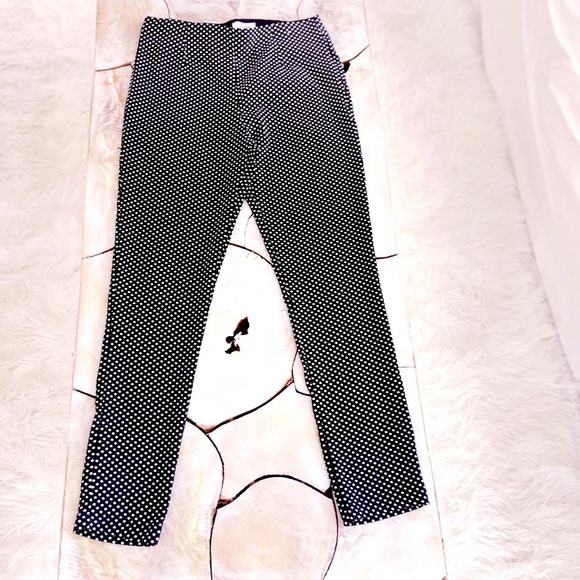 CALVIN KLEIN POLKA DOT ANKLE LENGTH PANTS❤️🖤 - Picture 2 of 9